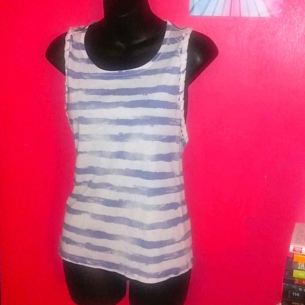 Braided shoulder tank XL